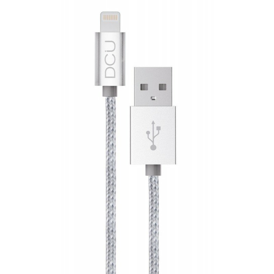 Accesorios para smartphone DCU Tecnologic | Cable Lightning Para Iphone, Ipad E Ipod A Usb 1M