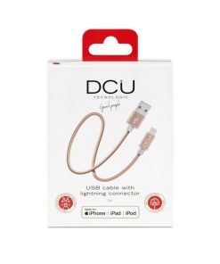 Accesorios para smartphone DCU Tecnologic | Cable Lightning Para Iphone, Ipad E Ipod A Usb 1M