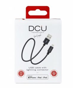 Accesorios para smartphone DCU Tecnologic | Cable Lightning Para Iphone, Ipad E Ipod A Usb 1M