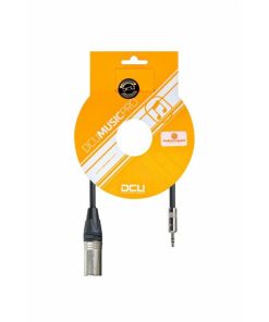 Conexiones de sonido profesional DCU Tecnologic | Cable Pro Xlr M Neutrik - 3,5 Jack M Stereo Rean