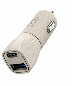 Accesorios para smartphone DCU Tecnologic | Cargador De Coche Eco Friendly Qc 3.0 + Power Delivery 20W