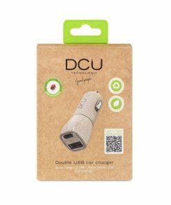 Accesorios para smartphone DCU Tecnologic | Cargador De Coche Eco Friendly Qc 3.0 + Power Delivery 20W