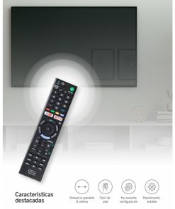 Conexiones y accesorios de vídeo/TV DCU Tecnologic | Mando A Distancia Universal Para Televisores Sony Lcd/Led