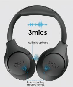 Accesorios para smartphone DCU Tecnologic | Auriculares Bluetooth True Immersive Anc Negro