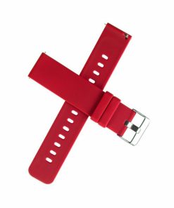 Relojes y accesorios DCU Tecnologic | Correa Silicona Roja 19Mm Para Curved Glass Pro