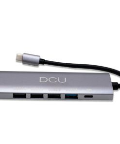 Alimentación y accesorios de informática DCU Tecnologic | Hub Usb Tipo C A Hdmi 4K + Usb 3.0 + 3*Usb 2.0 + Pd 100W