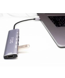 Alimentación y accesorios de informática DCU Tecnologic | Hub Usb Tipo C A Hdmi 4K + Usb 3.0 + 3*Usb 2.0 + Pd 100W