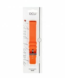 Relojes y accesorios DCU Tecnologic | Correa Silicona Naranja 19Mm Para Curved Glass Pro