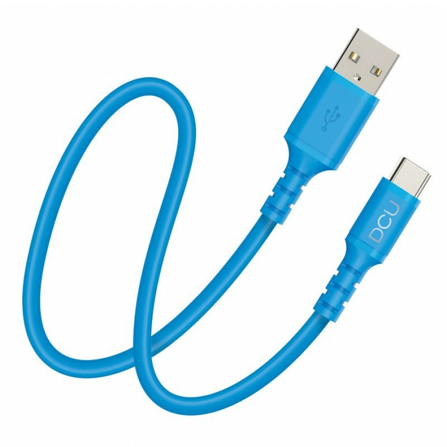 Accesorios para smartphone DCU Tecnologic | Cable Usb Tipo A 2.0 A Usb Tipo C Azul 1M