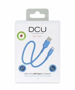 Accesorios para smartphone DCU Tecnologic | Cable Usb Tipo A 2.0 A Usb Tipo C Azul 1M