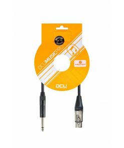 Conexiones de sonido profesional DCU Tecnologic | Cable Pro Xlr H Neutrik - 6,3 Jack M Mono Neutrik