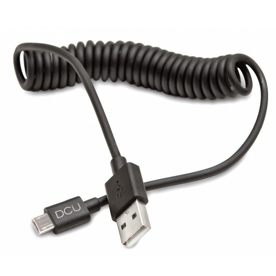 Accesorios para smartphone DCU Tecnologic | Cable Usb A Micro Usb Rizado 1.5M