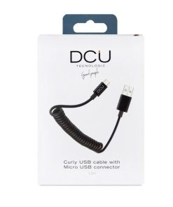 Accesorios para smartphone DCU Tecnologic | Cable Usb A Micro Usb Rizado 1.5M