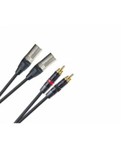 Conexiones de sonido profesional DCU Tecnologic | Cable Pro 2 X Xlr M Neutrik- 2X Rca M Rean