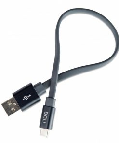 Accesorios para smartphone DCU Tecnologic | Cable Usb Tipo C A Usb Plano Gris 0,20M