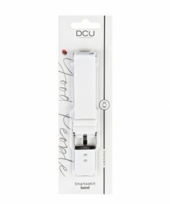 Relojes y accesorios DCU Tecnologic | Correa Silicona Blanca 19Mm Para Curved Glass Pro