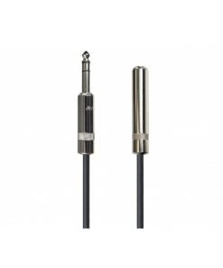 Conexiones de sonido profesional DCU Tecnologic | Cable Pro 6,3 Mm Jack M Stereo - 6,3 Jack H Stereo Rean