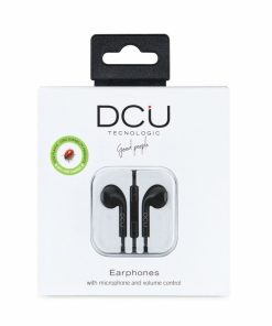 Accesorios para smartphone DCU Tecnologic | Auricular Jack 3,5Mm Estereo Negro