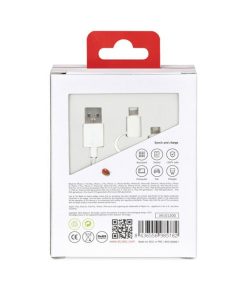 Accesorios para smartphone DCU Tecnologic | Cable Lightning + Micro Usb A Usb 2.0