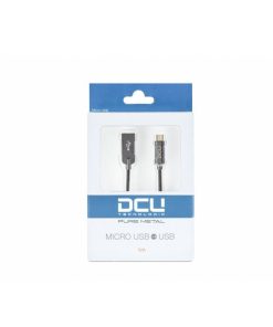 Accesorios para smartphone DCU Tecnologic | Cable Micro Usb A Usb Pure Metal 1M