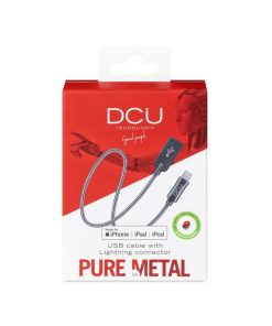 Accesorios para smartphone DCU Tecnologic | Cable Lightning A Usb 2.0 Pure Metal 1M