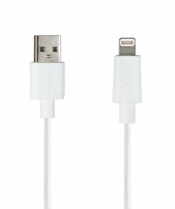 Accesorios para smartphone DCU Tecnologic | Cable Lightning A Usb 2.0 Blanco 3M