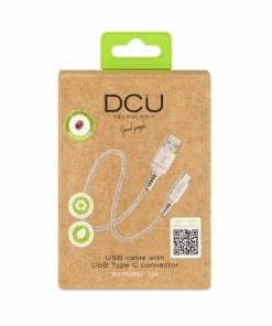 Accesorios para smartphone DCU Tecnologic | Cable Usb Tipo C A Usb A Eco Friendly 1.5M