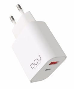 Accesorios para smartphone DCU Tecnologic | Cargador Usb Tipo C Pd 20W + Usb Qc 3.0 18W