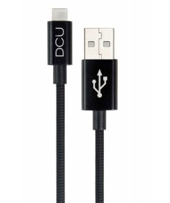 Accesorios para smartphone DCU Tecnologic | Cable Usb Tipo C A Usb Soft Negro 1M