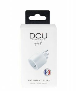 Smart Home DCU Tecnologic | Enchufe Inteligente Wifi Redondo Fr Socket