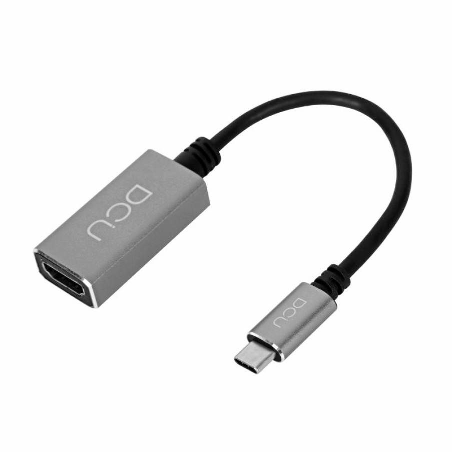 Alimentación y accesorios de informática DCU Tecnologic | Adaptador Usb 3.1 Tipo C A Hdmi 2.0 20Cm