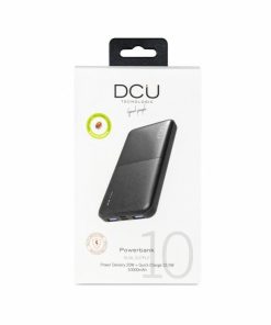 Accesorios para smartphone DCU Tecnologic | Power Bank Triple Salida Usb Power Delivery 20W + Quick Charge 22.5W 10000Mah