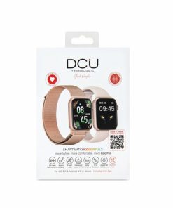 Relojes y accesorios DCU Tecnologic | Smartwatch Colorful 2 Rosa + Metal