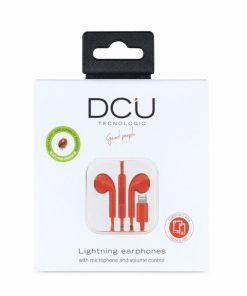 Accesorios para smartphone DCU Tecnologic | Auricular Para Iphone/Ipad Estereo Rojo