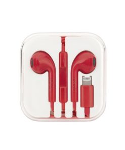 Accesorios para smartphone DCU Tecnologic | Auricular Para Iphone/Ipad Estereo Rojo