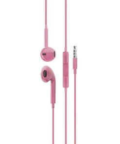 Accesorios para smartphone DCU Tecnologic | Auricular Jack 3,5Mm Estereo Rosa