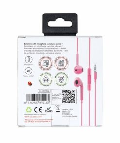 Accesorios para smartphone DCU Tecnologic | Auricular Jack 3,5Mm Estereo Rosa