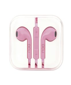 Accesorios para smartphone DCU Tecnologic | Auricular Jack 3,5Mm Estereo Rosa