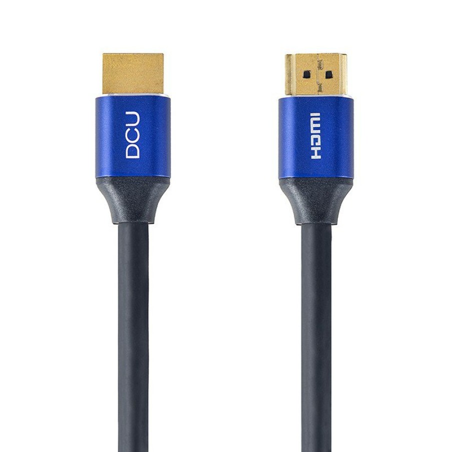 Conexiones y accesorios de vídeo/TV DCU Tecnologic | Cable Hdmi 2.0 Blue Edition