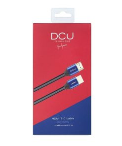 Conexiones y accesorios de vídeo/TV DCU Tecnologic | Cable Hdmi 2.0 Blue Edition