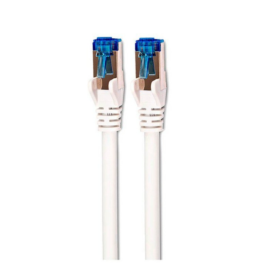 Alimentación y accesorios de informática DCU Tecnologic | Cable Cat 6A S/Stp Blanco Y Azul