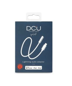 Accesorios para smartphone DCU Tecnologic | Adaptador Lightning - Jack 3,5Mm 15Cm