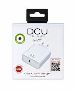 Accesorios para smartphone DCU Tecnologic | Cargador Gan Usb Tipo C Power Delivery 65W