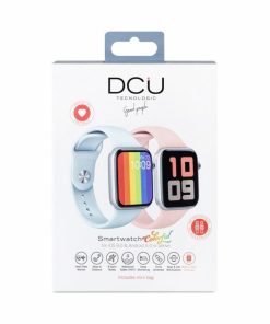 Relojes y accesorios DCU Tecnologic | Smartwatch Colorful Rosa + Azul Cielo