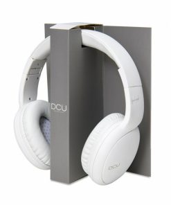 Accesorios para smartphone DCU Tecnologic | Auriculares Bluetooth Plegables Multifuncion Blanco