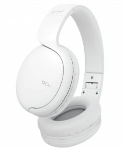 Accesorios para smartphone DCU Tecnologic | Auriculares Bluetooth Plegables Multifuncion Blanco