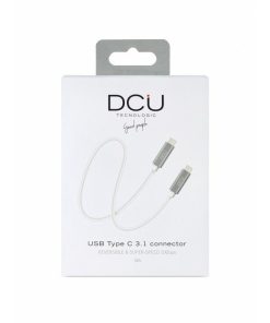 Accesorios para smartphone DCU Tecnologic | Cable Usb Tipo C 3.1 A Usb Tipo C 3.1 Gen2 1M