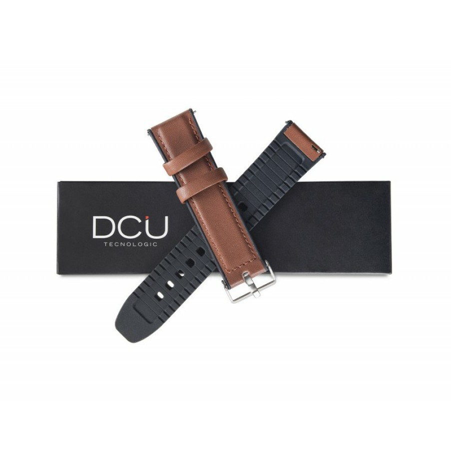 Relojes y accesorios DCU Tecnologic | Correa Polipiel Marron 21Mm Para Elegance O Similar