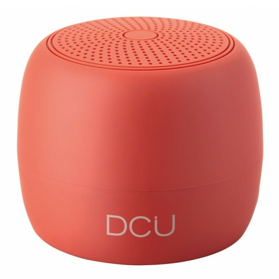 Accesorios para smartphone DCU Tecnologic | Mini Altavoz Bluetooth 5W Y Tarjeta Tf Rojo