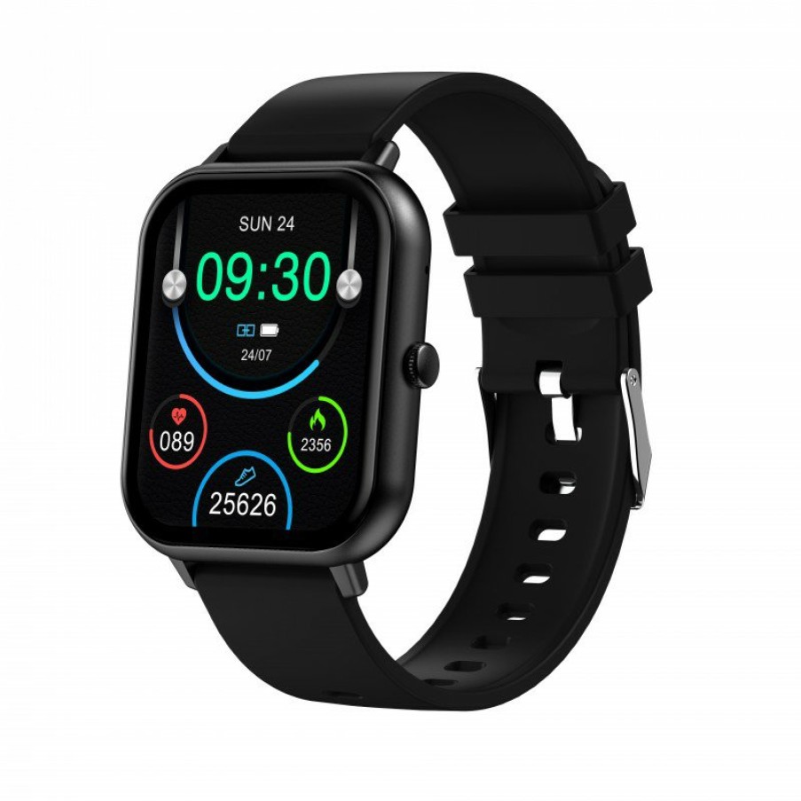 Relojes y accesorios DCU Tecnologic | Smartwatch Curved Glass Pro Negro